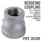 B & K STZ Industries 3/4 in. FIP each X 1/2 in. D FIP Black Malleable Iron Coupling 310UPRC-3412 - alternate 4